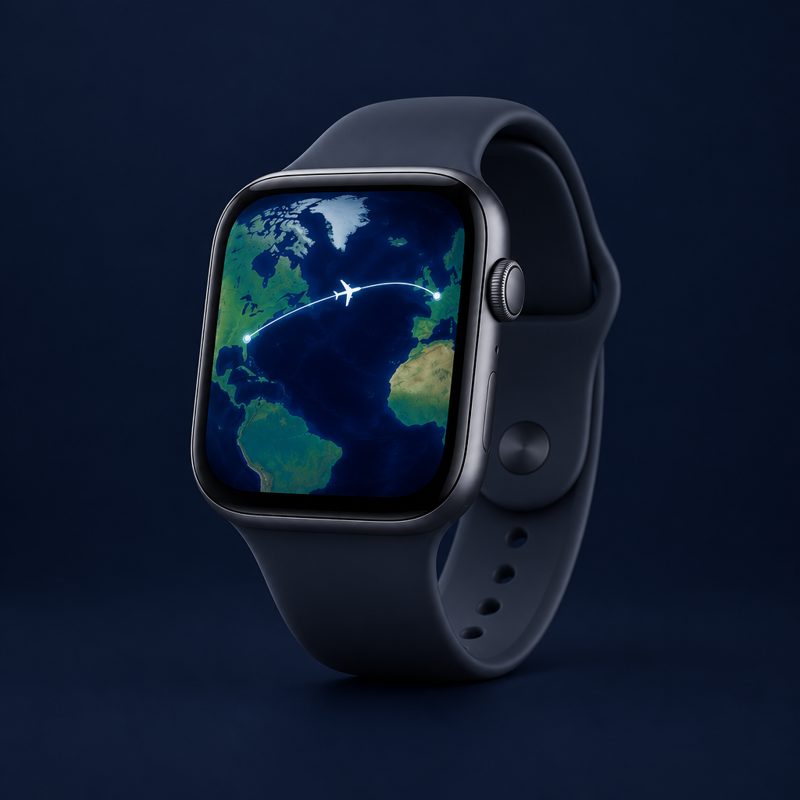 Wayfarer on a smartwatch